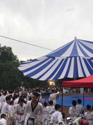 Dù che sự kiện sân trường học đường kính 12m